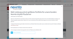 Desktop Screenshot of nexinto.com